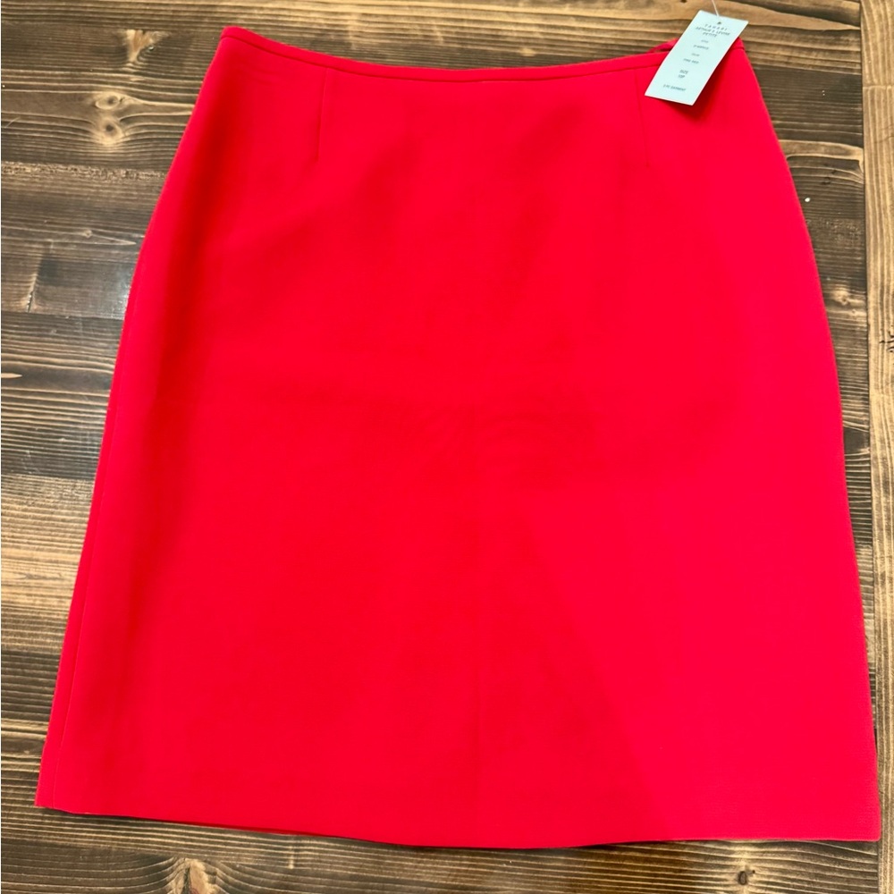 Tahari Arthur S. Levine Elegant‎ Red Women's Skirt Size 10P